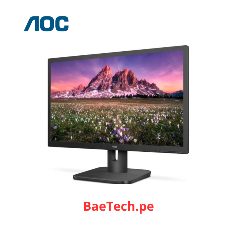 MONITOR AOC LED 20E1H 19.5" - 1600X900 - 200CD M2 - 60 HZ - VGA - AURICULAR - HD - 4038986100885MI