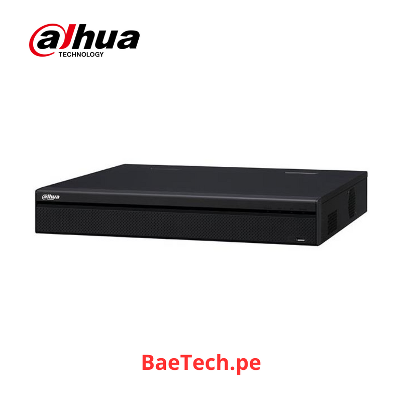 DAHUA DHI-NVR5432-4KS2 - GRABADOR NVR 32CH | Hasta 12MP | TASA Bits 320Mbps | Salida HDMI/VGA| 4 HDD | P2P | ONVIF