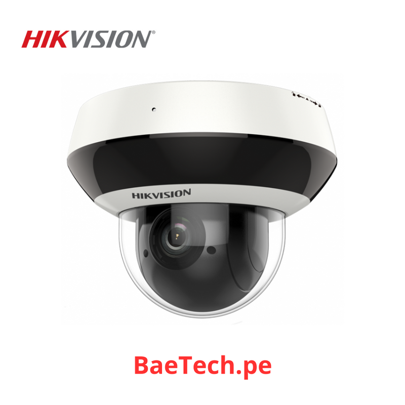 HIKVISION DS-2DE2A404IW-DE3 - CAMARA DOMO PTZ IP 4MP 30fps | 4X | IR 20M | IK10 | IP66 | POE