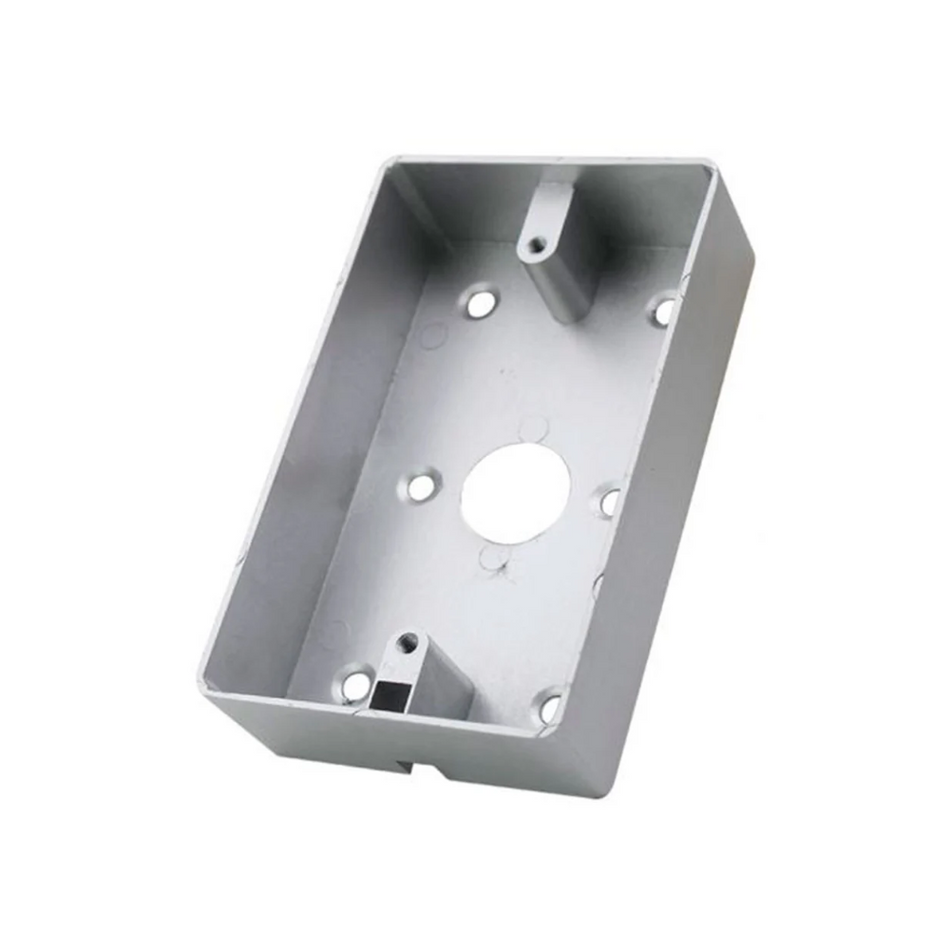 ZKTECO ED102 - CAJA METALICA RECTANGULAR PARA BOTON EB Y TLEB