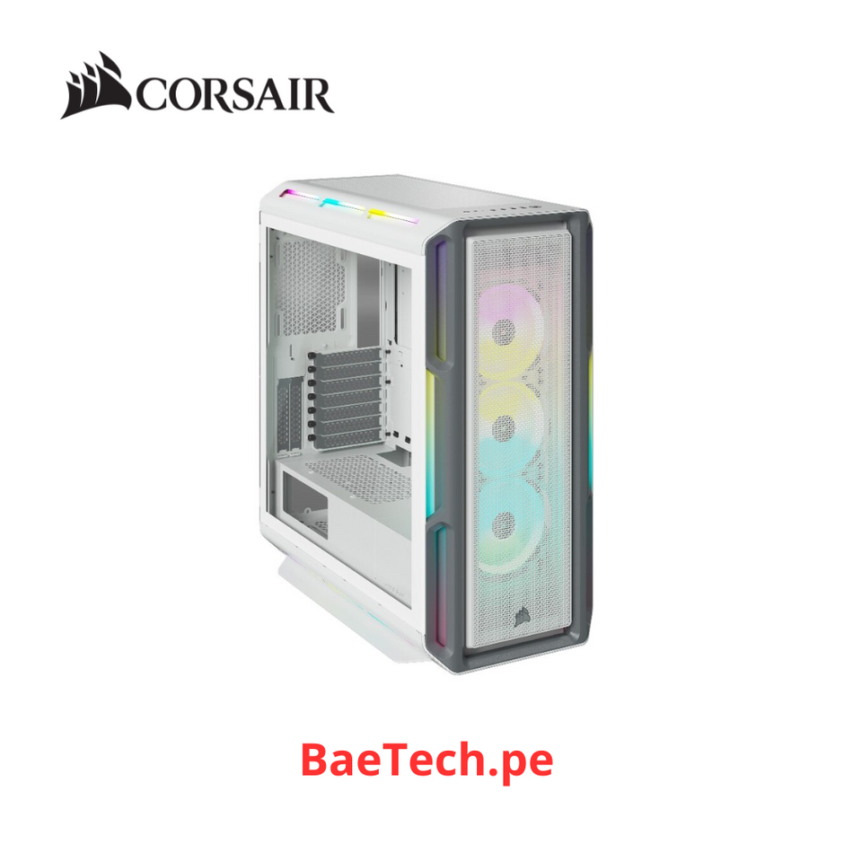 CASE CORSAIR ICUE 5000T RGB WHITE ( CC-9011231-WW ) GAMING | VIDRIO TEMPLADO | LED-RGB