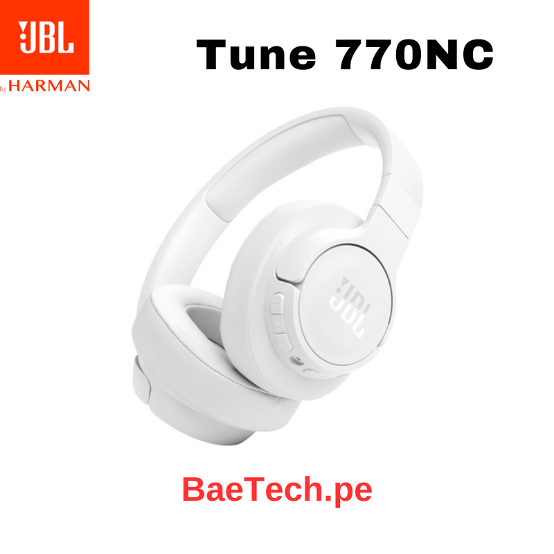 JBL Tune 770NC Auriculares inalámbricos on-ear Blanco