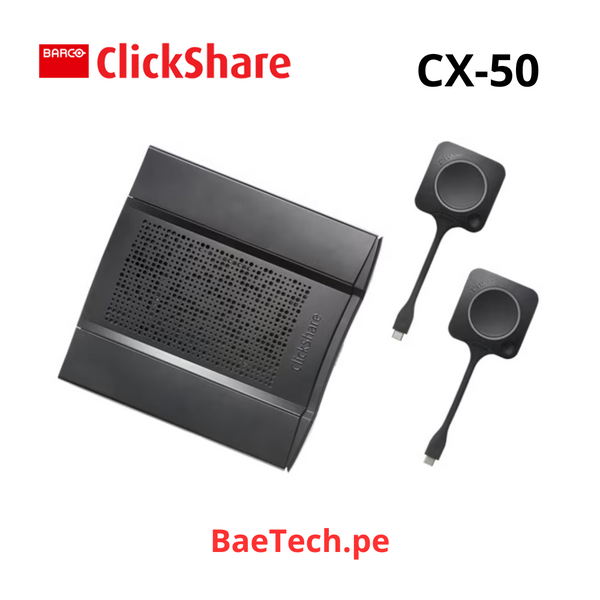 Puerta de enlace de presentación inalámbrico Barco ClickShare CX-50 - IEEE 802.11ac - Conforme con normas TAA - 2.40GHz, 5GHz - 1 x Red (RJ-45) - 50W