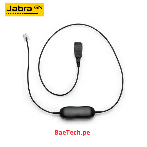 Cable Qd Macho A Rj9 Macho Audifonos Avaya - Jabra 88001-03