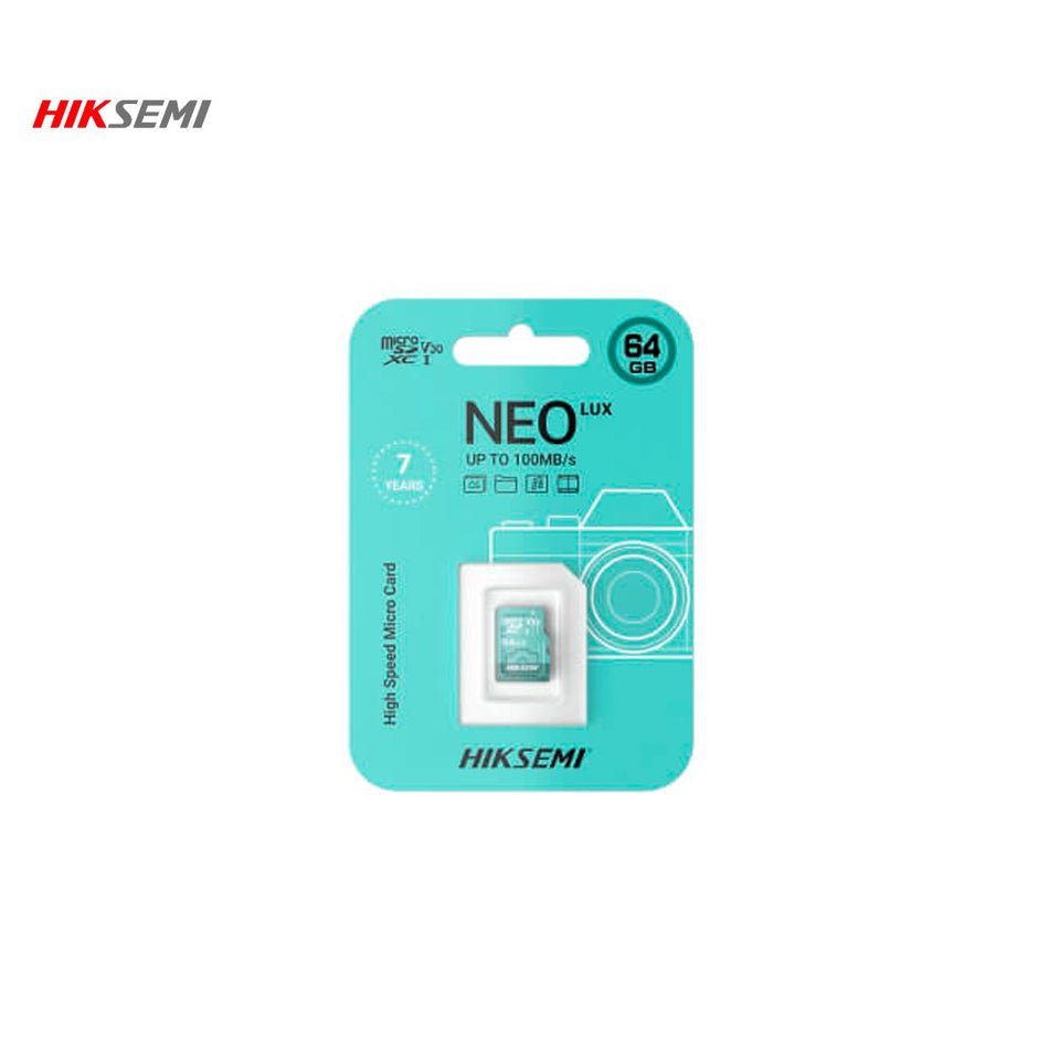 HIKSEMI HS-TF-D3/64G MEMORIA MICRO SD 64GB NEO LUX
