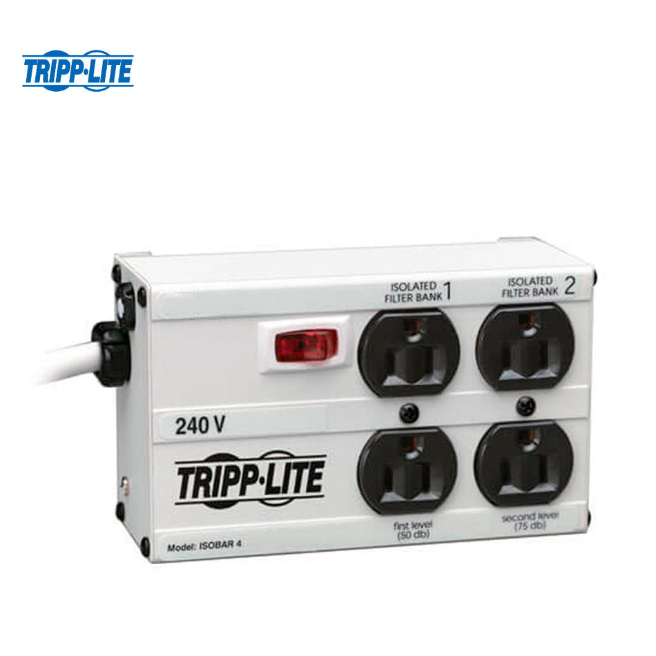 Supresor de sobretensiones isobara Tripp-Lite IB4-6/220, 4-Salidas (4 NEMA 5-15R)