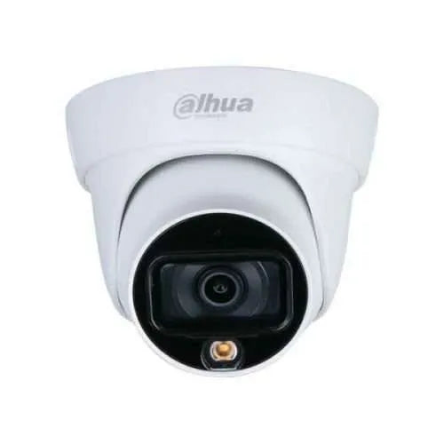 DAHUA IPC-HDW1239T1-LED-0280B-S5 - CAMARA DOMO IP FULL-COLOR 2.0 MP H.265+ DWDR  LED 15M  IP67 PoE