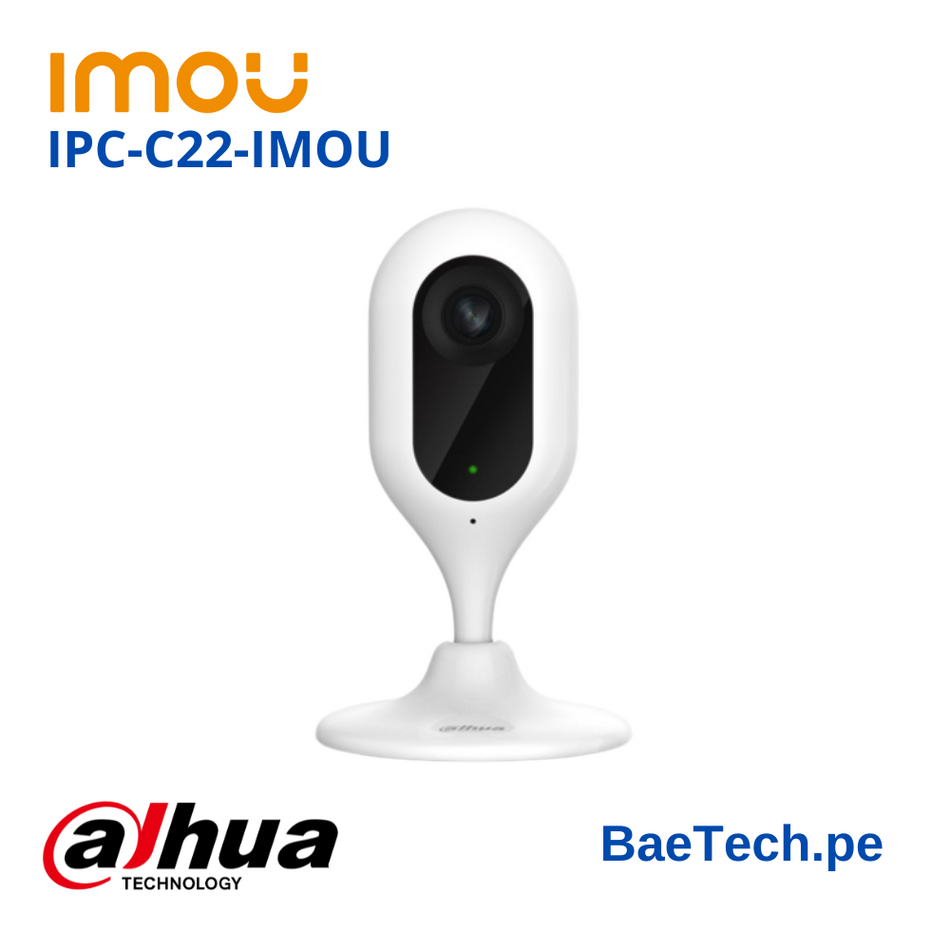 Camara Cubo IPC-C22-IMOU 2MP Wifi HD H264 IR10M Mic y altavoz MicroSD