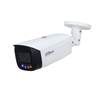 DAHUA IPC-HFW3849T1-AS-PV - CAMARA IP TUBO | WIZSENSE | 8.0 MP | FULL-COLOR | DISUACION ACTIVA | LUZ LED 30M | IP67 | PoE