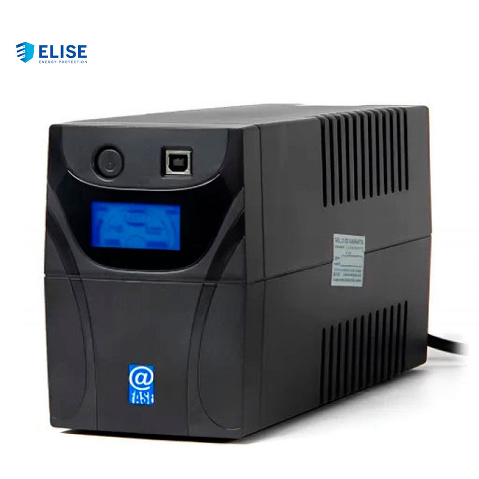 ELISE IPS-650-LED UPS de línea interactiva 650VA/360W Torre