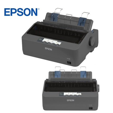 Impresora de matriz Epson LX-350, matriz de 9 pines, velocidad máxima 347 cps (10 cpi).