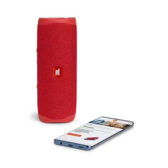 PARLANTE JBL FLIP 5 ALTAVOZ IMPERMEABLE PORTÁTIL,- JBLFLIP5REDAM - ROJO