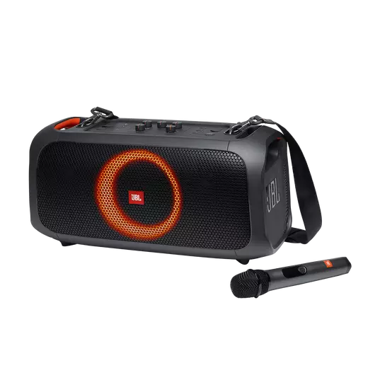 PARLANTE PORTATIL JBL PartyBox On-The-Go, Inc. Micorfono - JBLPARTYBOXGOBBR