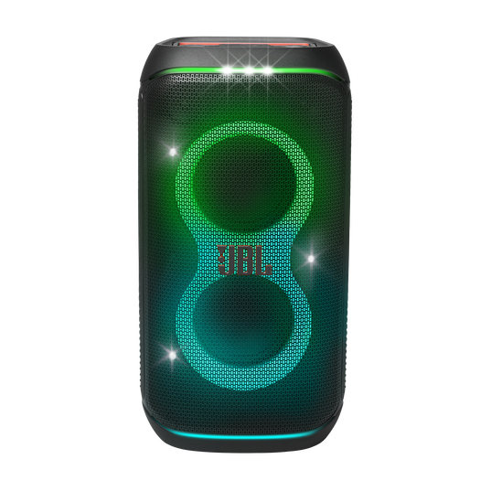Parlante bluetooth JBL PartyBox Club 120 potencia 160W, resistente al agua IPX4, baterías hasta 12 horas, con luces, negro