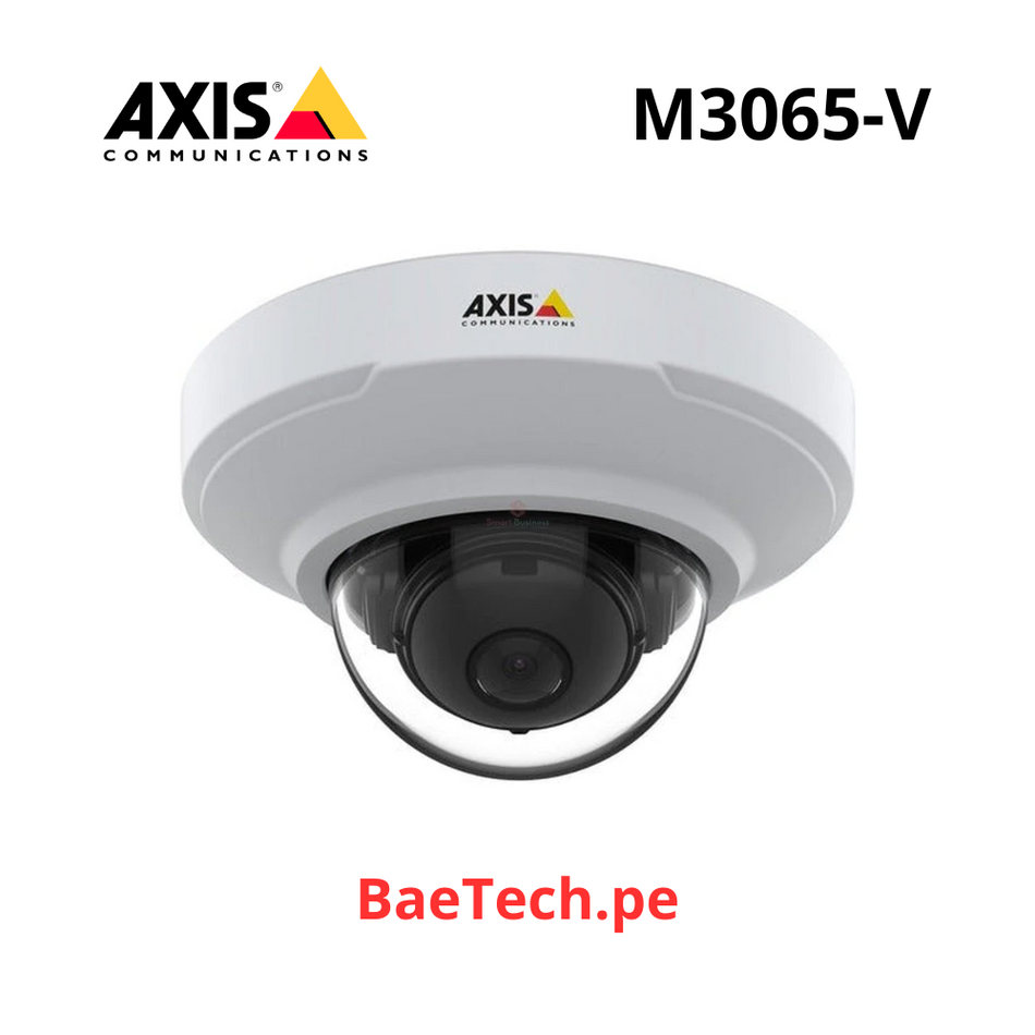 Cámara De Red Axis M3065-V Full Hd - Color - Mini Dome - H.264, H.265, Mjpeg - 1920 X 1080 - 3.10Mm Fijo Lentes