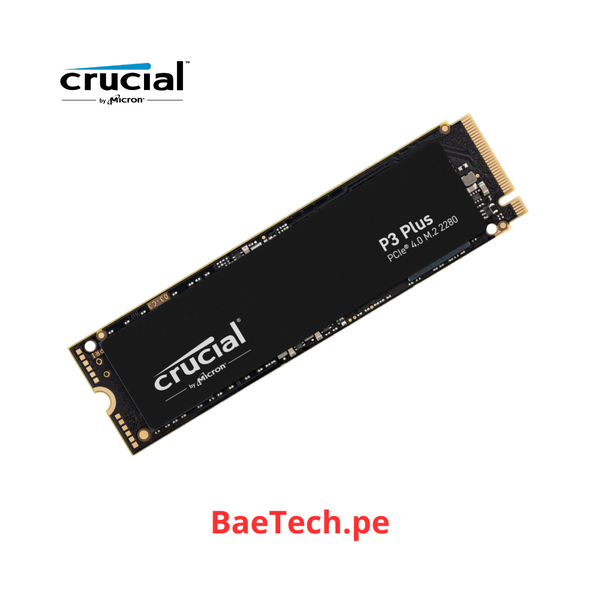 Disco Solido Crucial P3 Plus 1TB PCIe 4.0 3D NAND NVMe M.2 SSD, hasta 5000MB/s - CT1000P3PSSD8