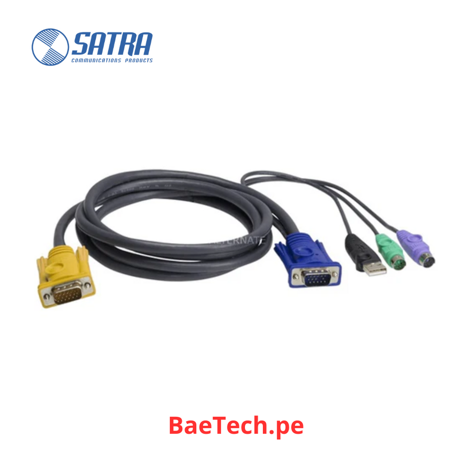 SATRA 1602020180 Cable kvm ps2 1.80 mts