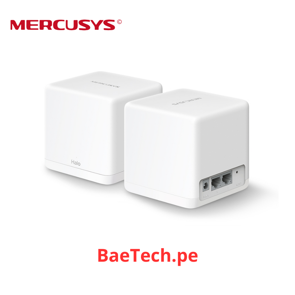 MERCUSYS HALO H30G-2 - SISTEMA WI-FI MESH AC1300 PARA HOGAR DE DOBLE BANDA HASTA 1900MBPS 02X10/100/1000
