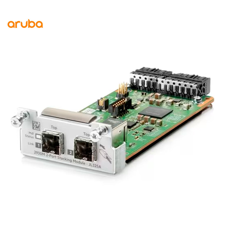 Módulo de apilamiento de 2 puertos HPE Aruba 2930 - JL325A