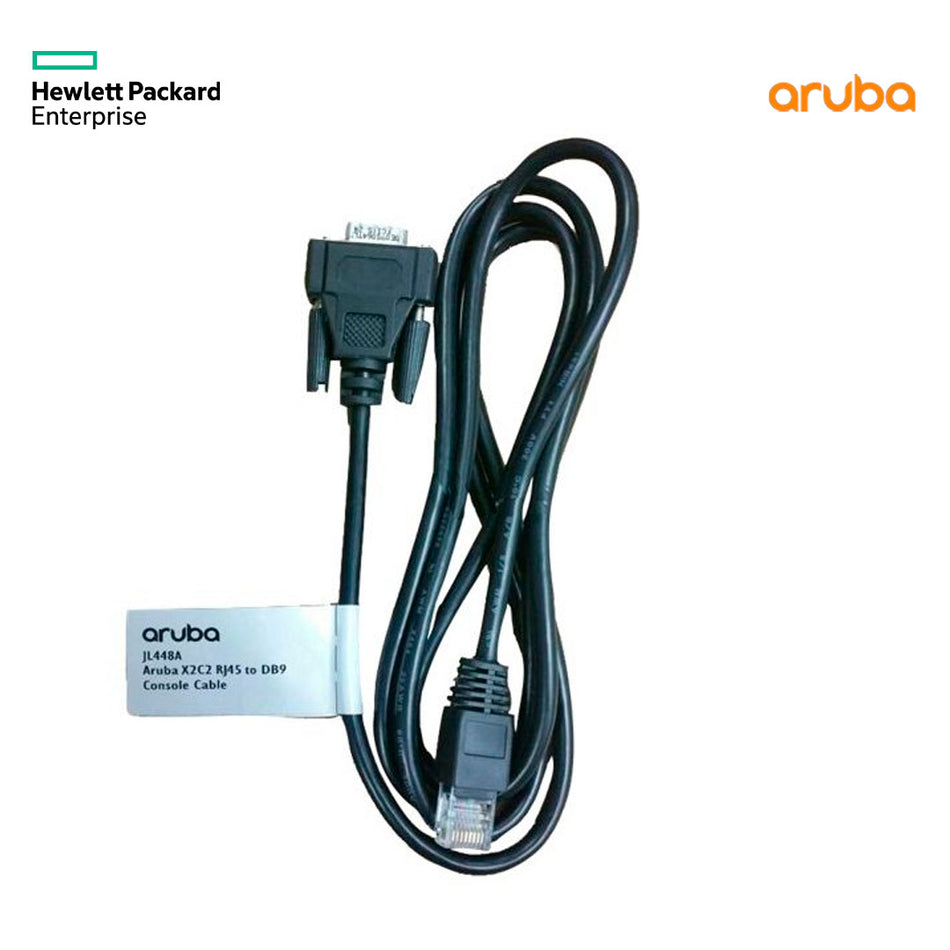 Cable consola HPE Aruba X2C2 JL448A, RJ-45 a DB-9