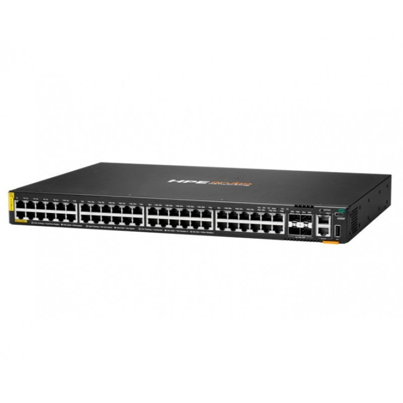 Switch HPE Aruba Networking CX 6200F, 48G, 10 Gbps, PoE, L4, 370W