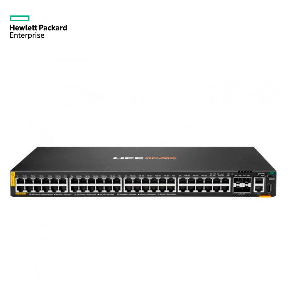 Switch HPE Aruba Networking CX 6200F, 48G, 10 Gbps, PoE, L4, 370W