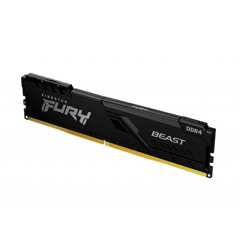 Memoria Ram Kingston KF432C16BB/8 Fury Beast, 8GB, DDR4-3200MT/s, PC4-25600, CL16, 1.35V,288-Pines, XMP 2.0