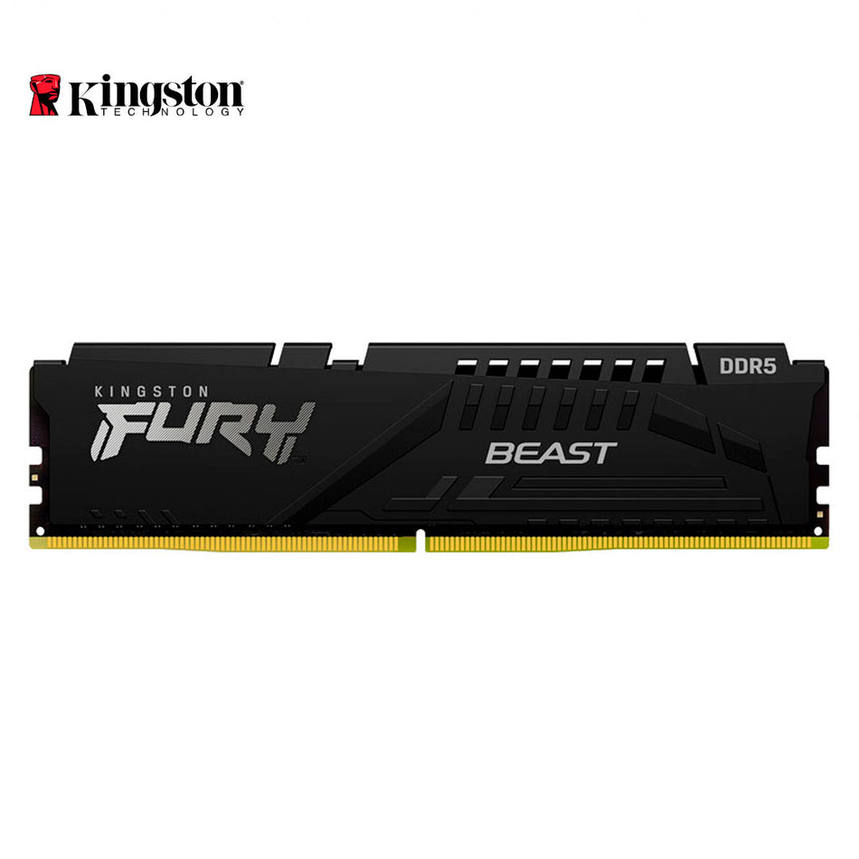 Memoria Ram Kingston KF552C40BB-16 Fury Beast 16GB, DDR5-5200MT/s, PC5-41600, CL40, 1.25V, 288-Pines,XMP 3.0