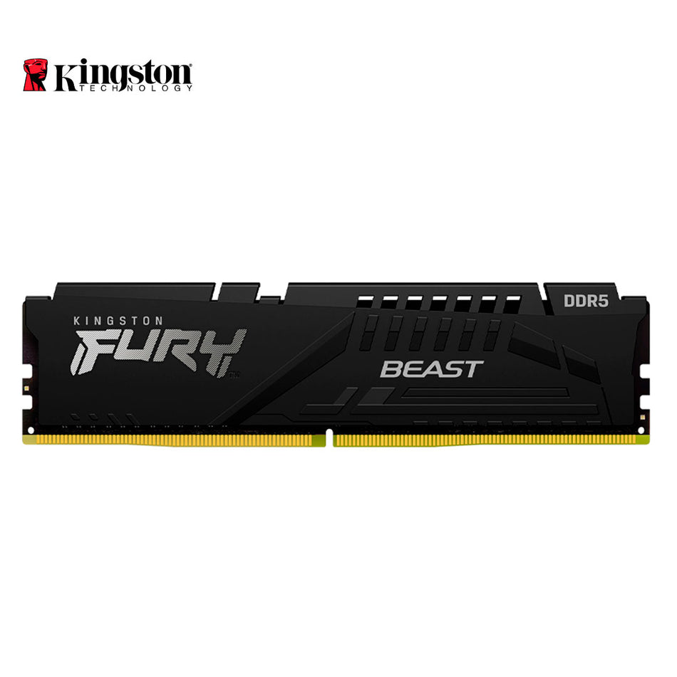 Memoria Ram Kingston KF556C40BB-16 Fury Beast 16GB DDR5-5600MT/s, PC5-44800, CL40, 1.25V, 288-Pin, DIMM