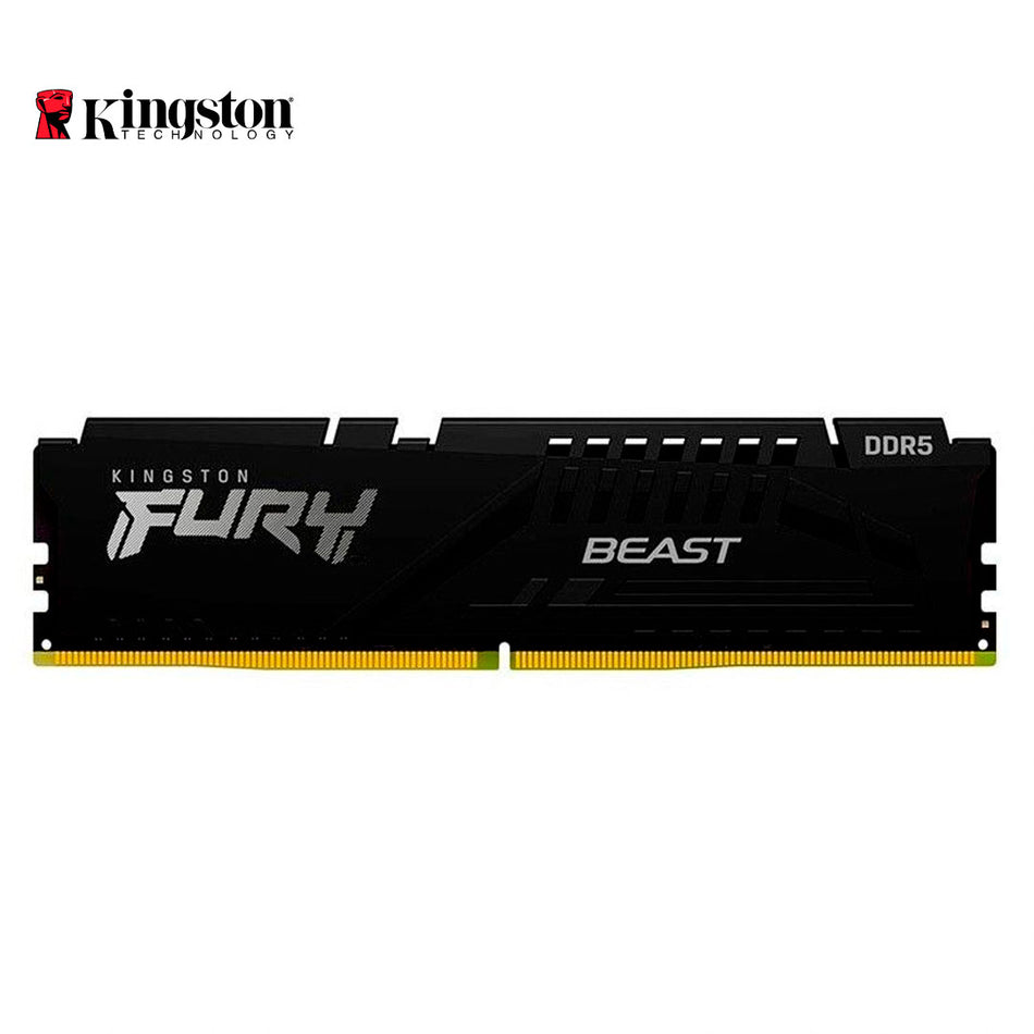 Memoria Ram Kingston KF556C40BB-32 DIMM Fury Beast 32GB DDR5-5600MT/s PC5-44800, CL40, 1.25V,288-pin Non-ECC