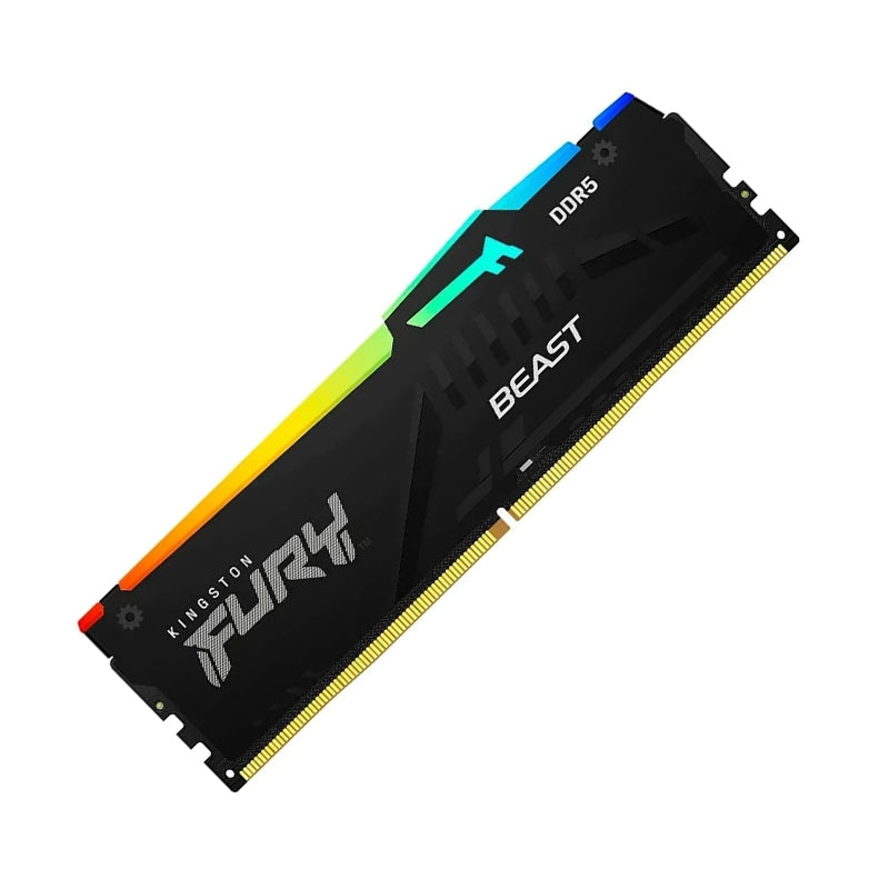 Memoria Ram Kingston KF560C36BBEA-32 DIMM Fury Beast 32GB DDR5-6000, PC5-48000 CL36, 2Rx8, 1.35V, 288-pin, RGB