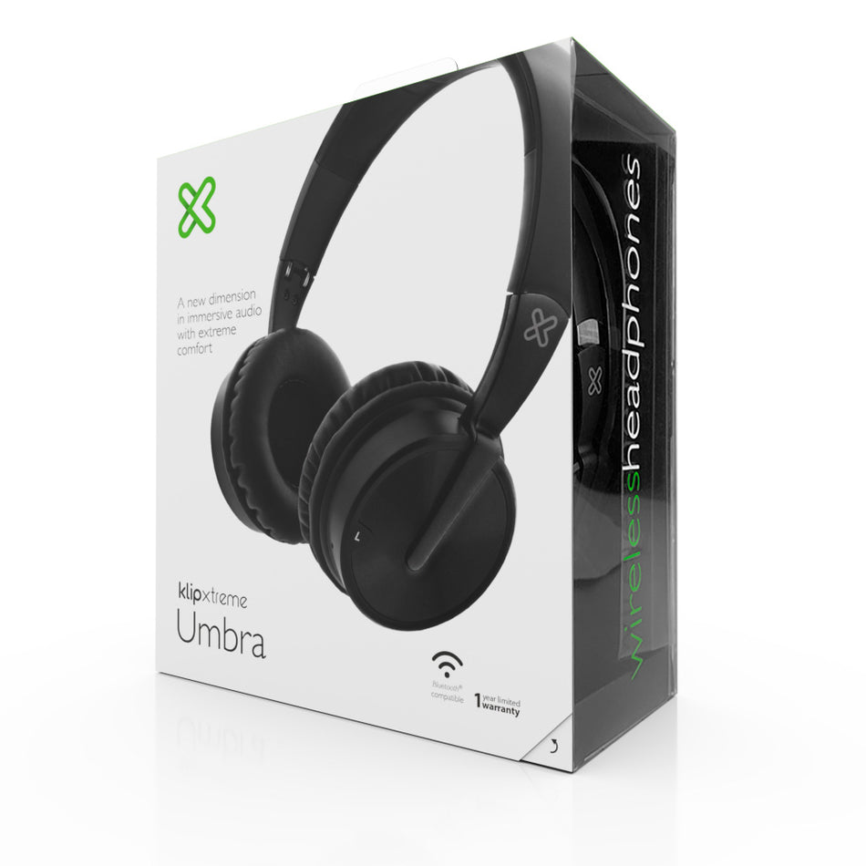 Auriculares Inalambrico On-ear Klip Xtreme KHS-672BK Umbra c/micro Bluetooth