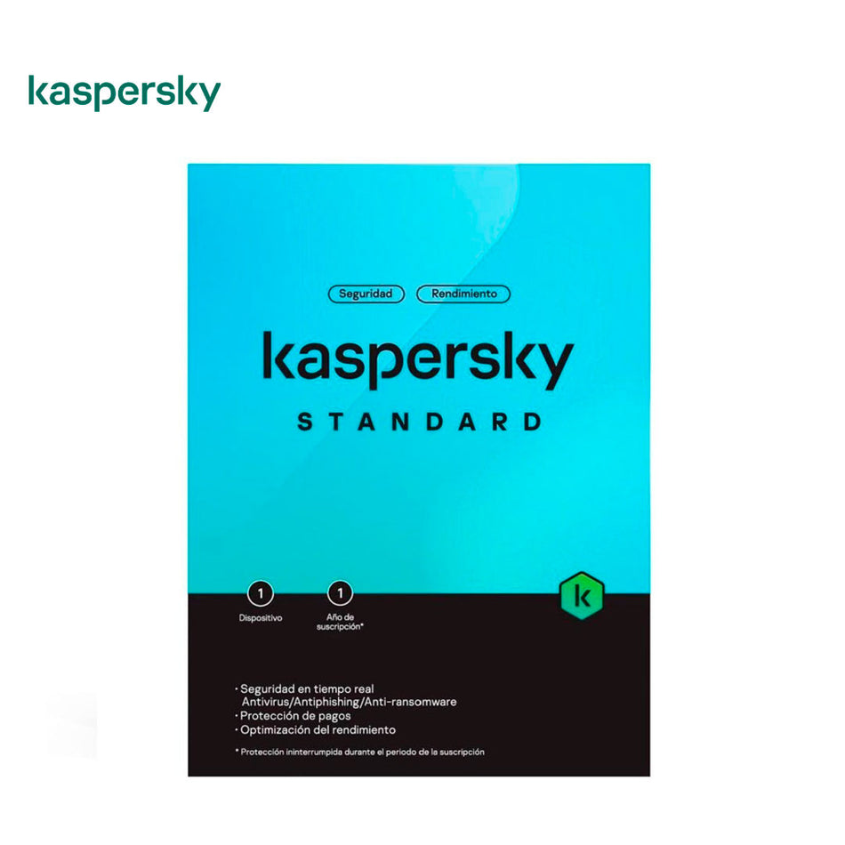 Antivirus Digital Kaspersky Standard, 1 dispositivo, 1 año