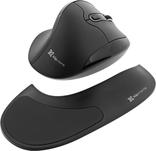 Mouse ergonómico inalambrico klipxtreme kmw-750 usb