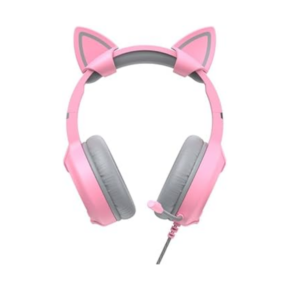 HAVIT H2233D - AUDIFONOS GAMING ROSADO - OREJAS DE GATO - RGB - 3.5MM