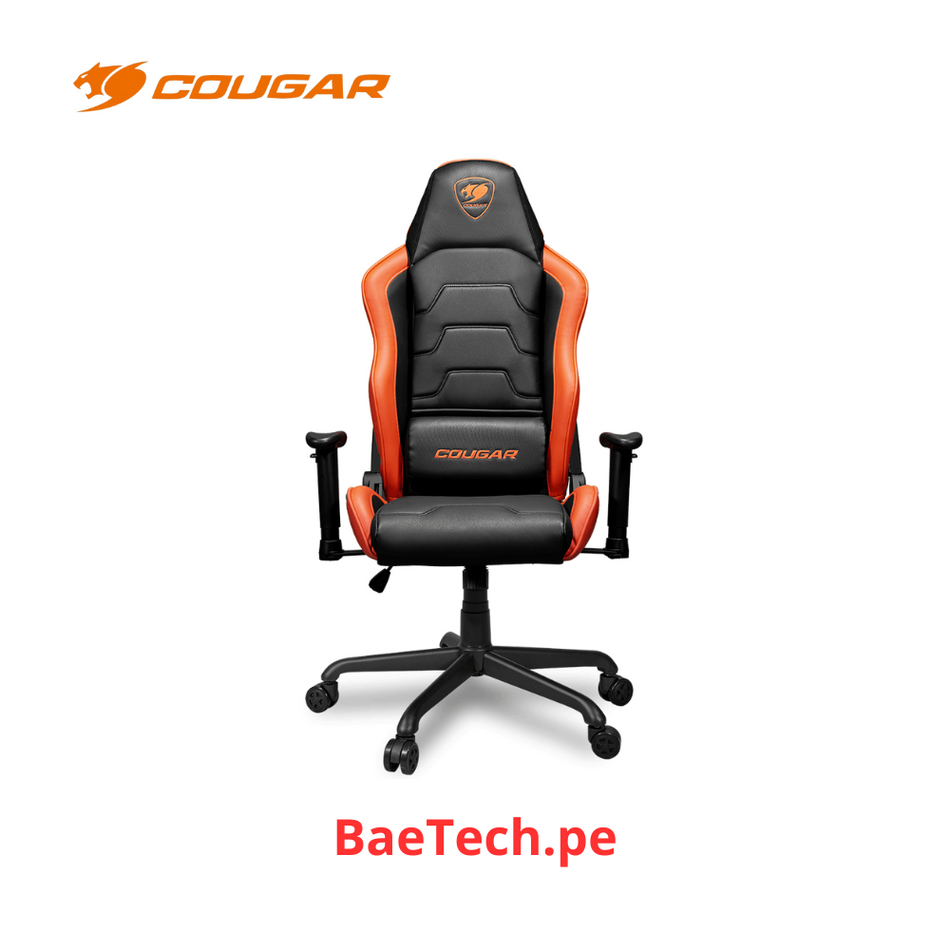 Silla Gamer COUGAR ARMOR AIR Ajustable Reclinable Naranja 3MAAIR.0001