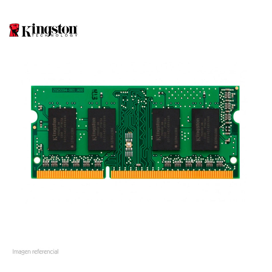 Memoria Ram Kingston KVR16LS11/8WP, 8GB, DDR3L SODIMM, 1600 MT/s CL-11, 1.35V