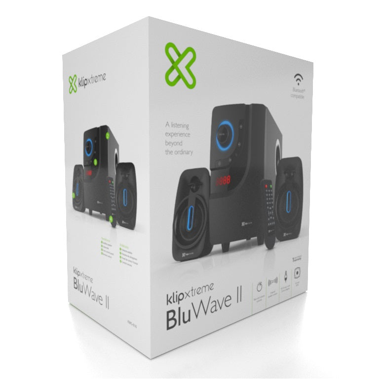 PARLANTE KLIP XTREME BLUWAVE II 2.1 BLUETOOTH (KWS-616)