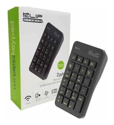 TECLADO NUMERICO ZYPHER INALÁMBRICO (KNP-110)