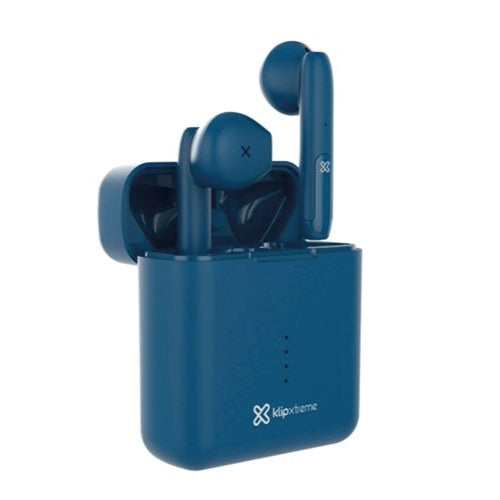 AUDÍFONOS INALÁMBRICOS TWINTOUCH KLIP XTREME KTE-010WH, BLUETOOTH, MICRÓFONO, USB-C