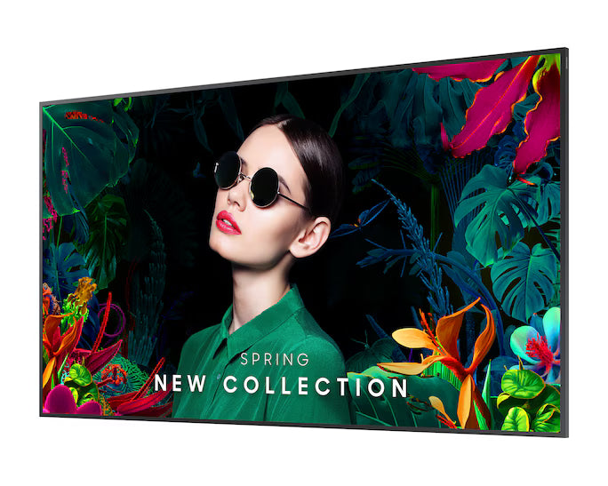 Pantalla de señalización Samsung Crystal UHD QMC, 55" VA 4K, 500nit, Quantum Signage