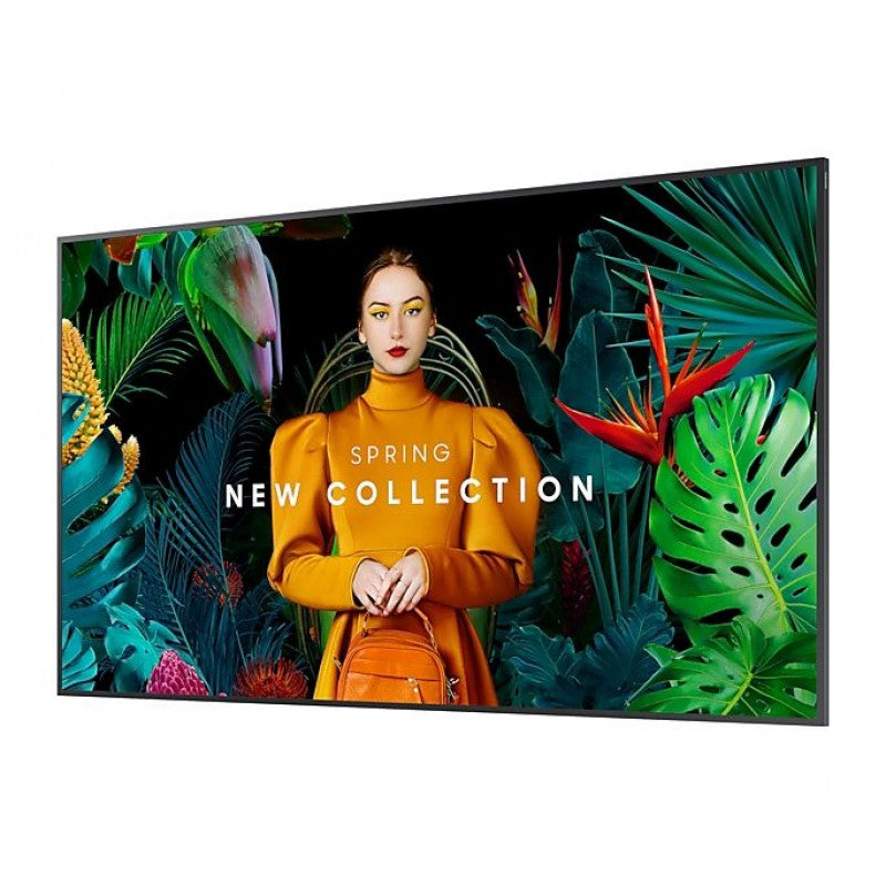Pantalla de señalización Samsung Crystal UHD QMC, 75" VA 4K, 500nit, HDMI, BT