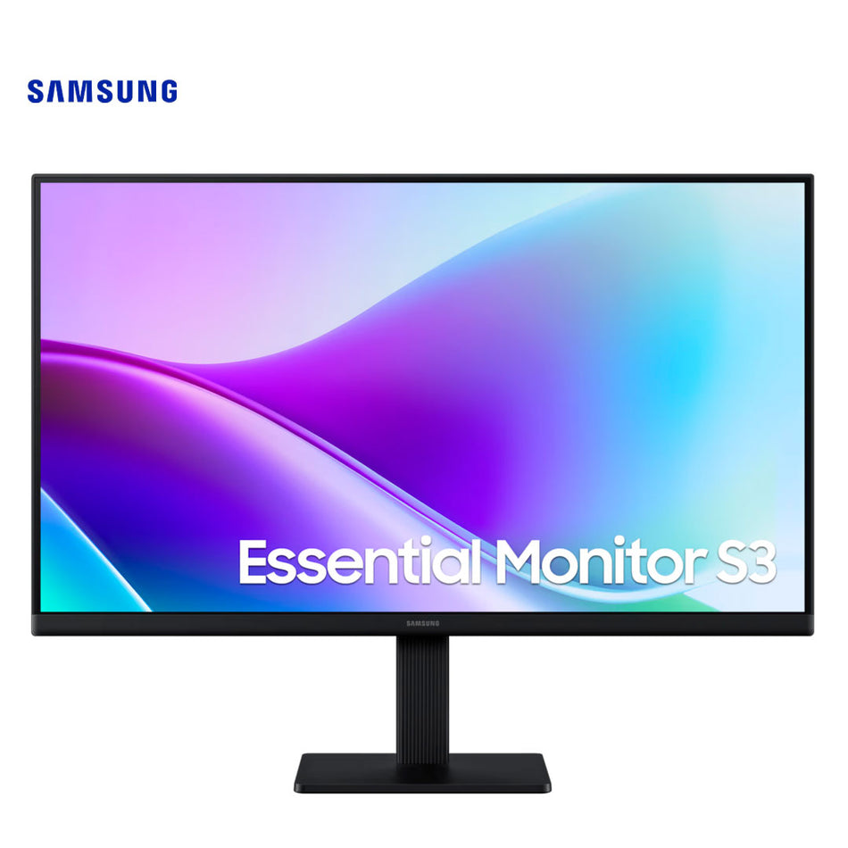 Monitor LCD SAMSUNG Essential S3 24" Plano FHD IPS 120hz HDMI (LS24F320GANXZA)