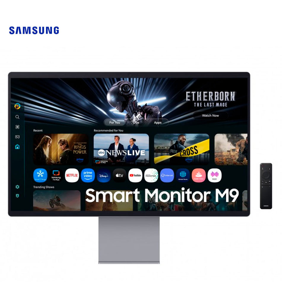 Monitor Plano Samsung LS32FM902SLXPE, 32" OLED 4K (3,840 x 2,160), 165Hz, 0.03ms, HDMI, DP, USB, FreeSync, Gris