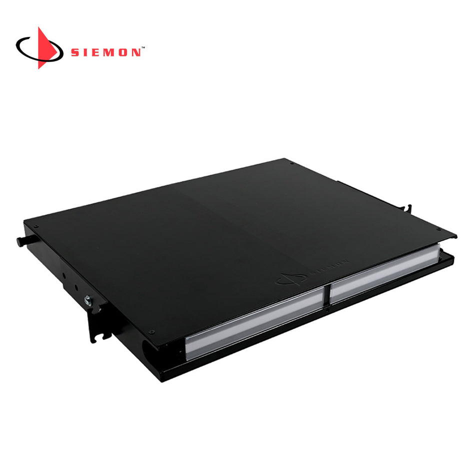 SIEMON LVE-1U-MD-T01A Gabinete, Fibra LightVerse, Plus 4 A, 1-RU Deslizable