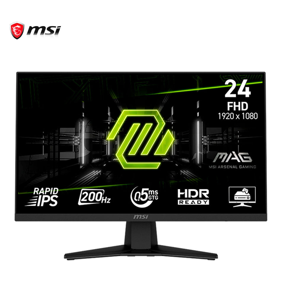 Monitor MSI MAG 244F Plano 23.8, FHD Rapid IPS (1920 x 1080), HDMI / DP / Headphone-Out