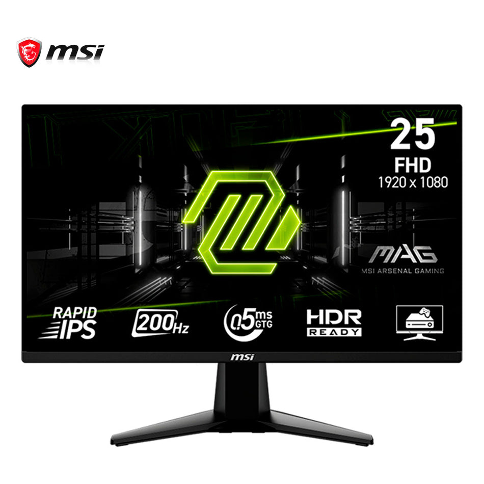 Monitor MSI MAG 255F E20 Plano, 24.5" FHD Rapid IPS (1920x1080) HDMI x2/DP/Headphone-Out