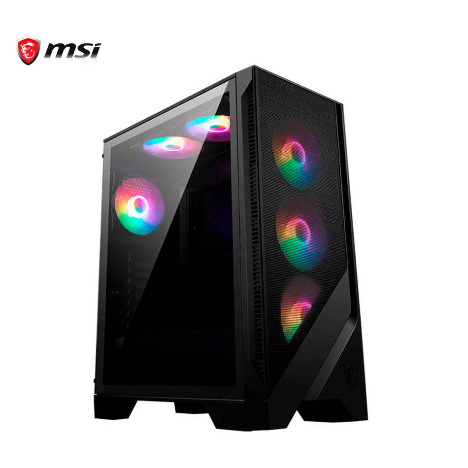 Case con Fuente de 650W MSI MAG FORGE 120A AIRFLOW, Mid Tower