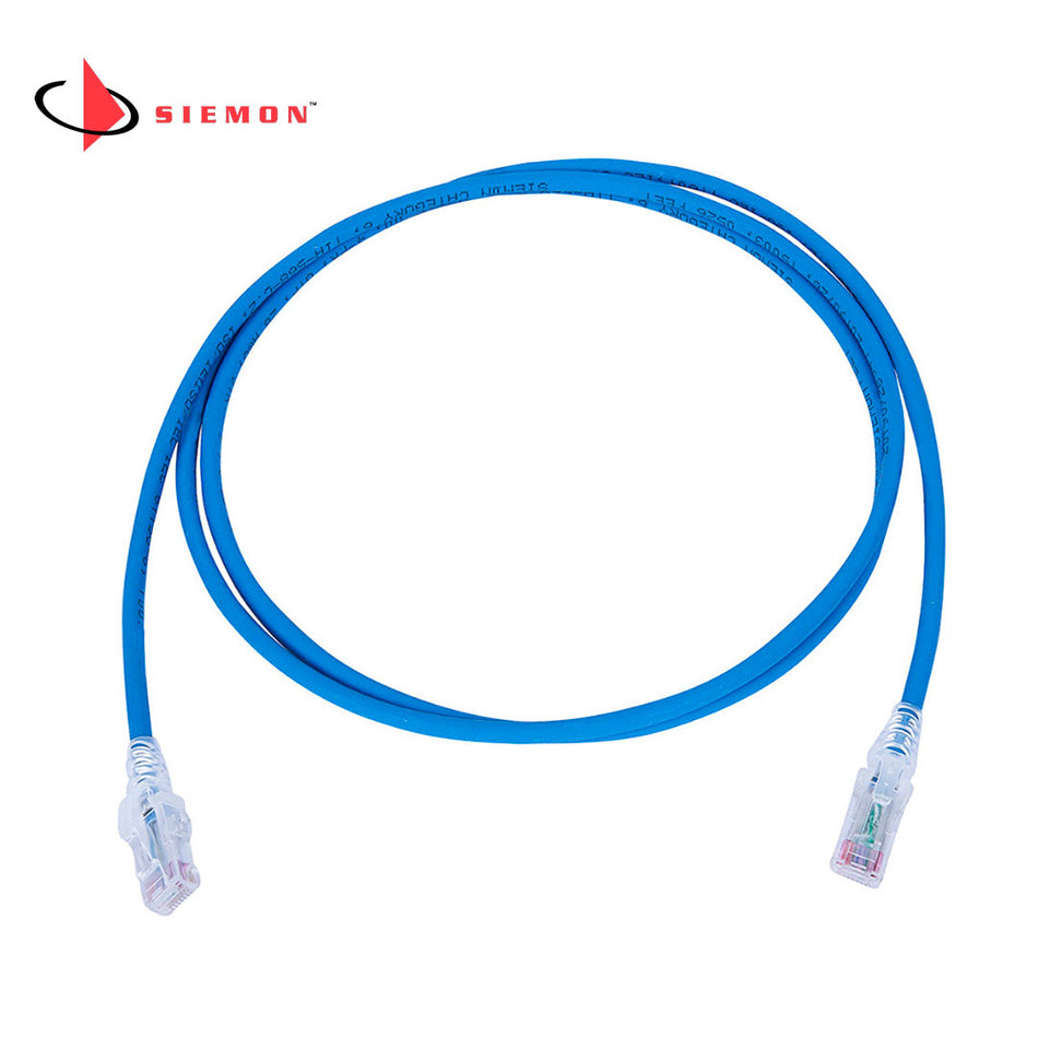 SIEMON MC6-05-06B PATCH CORD CAT6 LSZH 1.5M AZUL