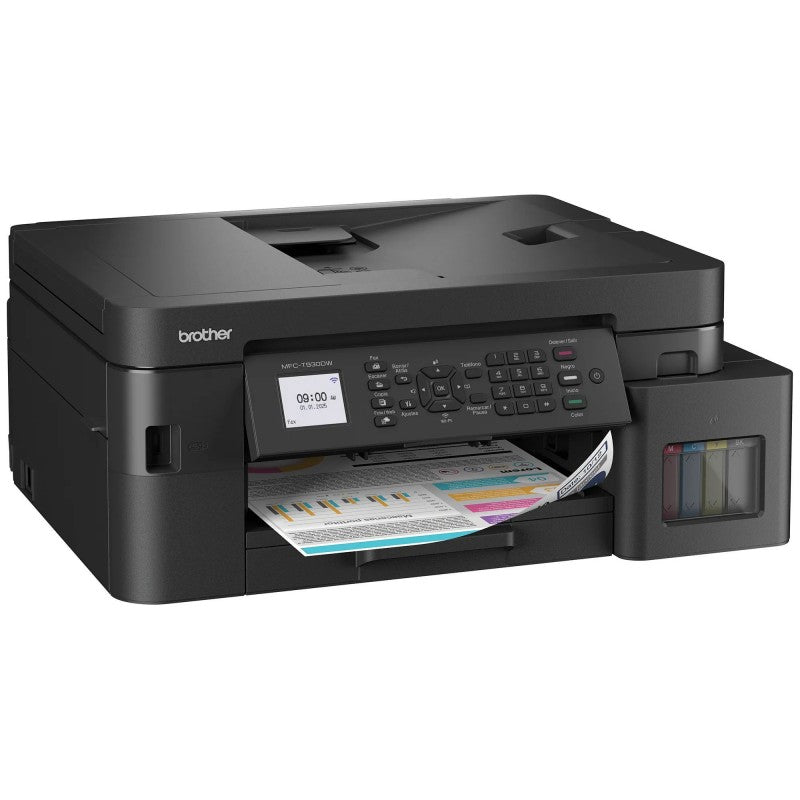 Impresora Multifuncional BROTHER MFC-T930DW, Inyección De Tinta A Color, Inalámbrica, Duplex